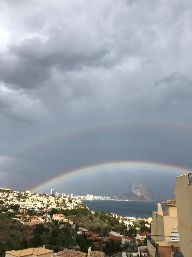 Chalet Adosado Con Vistas Al Mar Calpe Esterno foto