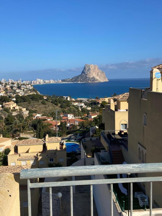 Chalet Adosado Con Vistas Al Mar Calpe Esterno foto