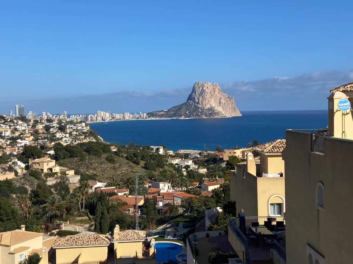 Chalet Adosado Con Vistas Al Mar Calpe Esterno foto