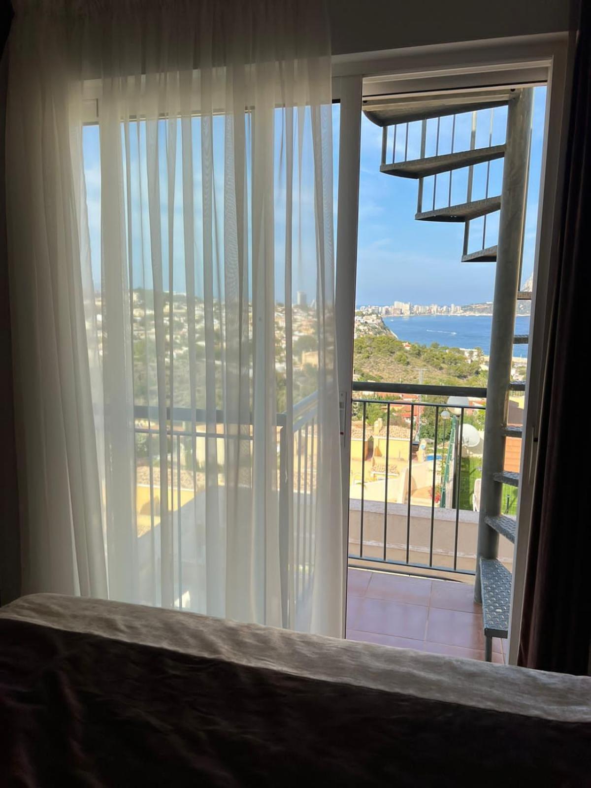 Chalet Adosado Con Vistas Al Mar Calpe Esterno foto